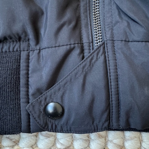 Polo Ralph Lauren Shearling Collar/Down Bomber Jacket Size M - Picture 10 of 15